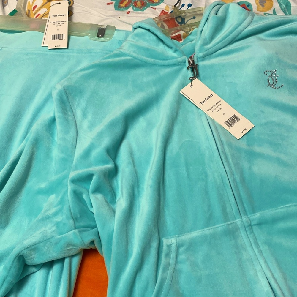 Juicy Couture sweatsuit mint green